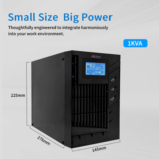 1000VA/800W  OEM Single phase 220v 380v backup uninterruptible power supply 3 fase Onduleur online ups