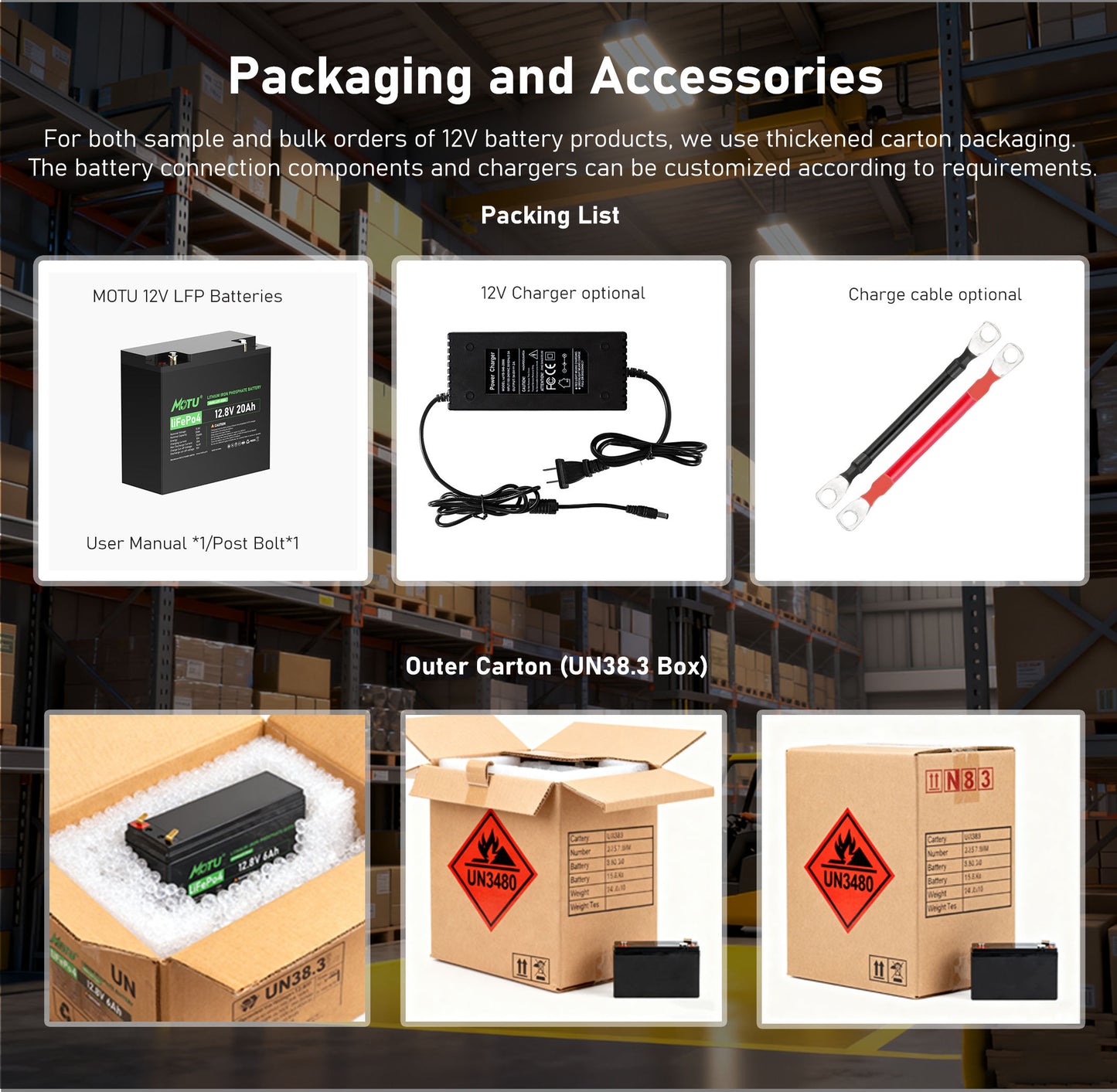 MOTU 12.8V LiFePO4 12V 20Ah 30Ah Lithium Iron Phosphate Battery